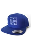 Royal blue square logo SnapBack 