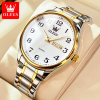 Image 1 of OLEVS Classic Bussiness Quartz Watch for Men Digital Dial Date Week Display Clock Luminous Waterproo