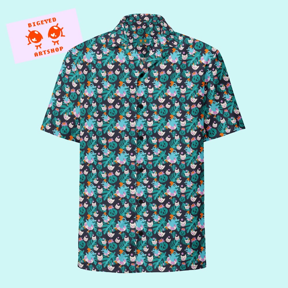 Image of Mog-aritaville Button Up Shirt (FFXIV)