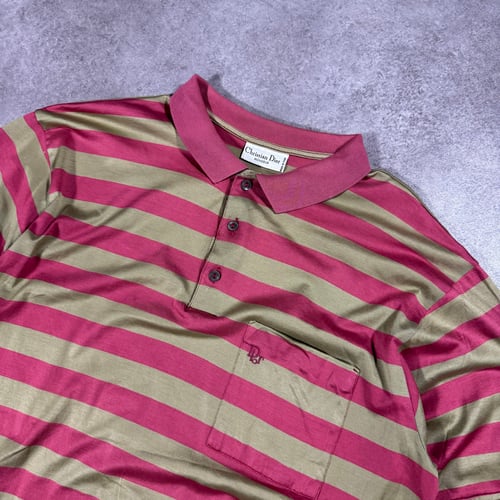 Image of 1980s Christian Dior Polo Shit, Size Large