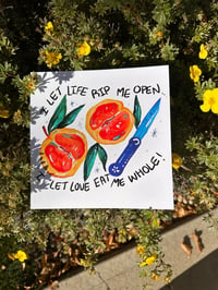 Life+Love (8x8 art print) 