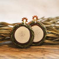 Image 2 of Orange Sweetgrass Dangles