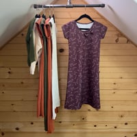 2/3 Burgundy Floral