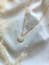 Image 1 of BM Satellite Chain Gold Plated  (Initial Stamp & opal option available below)