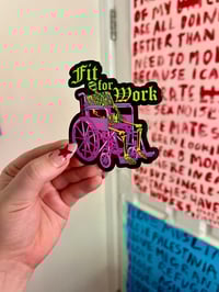 Image 3 of ✨Colour Issue✨ Fit For Work Vinyl Stickers
