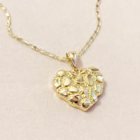 Image 1 of Heart Nugget Necklace 