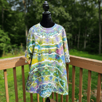 Image 3 of Ice Dyed (2XL) Mandala Adult Unisex T-shirt