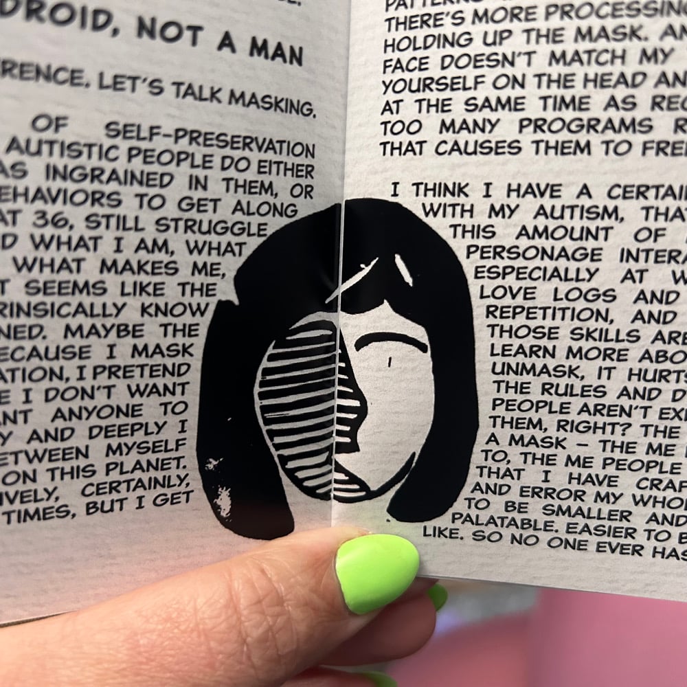 Image of imma high tension wire: perzine about late diagnosed autism