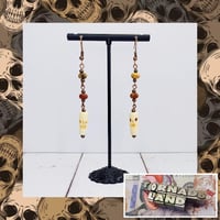 Image 1 of Skull Pendulum Earrings