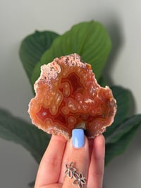 Image 1 of DOUBLE SIDED ORBY LAGUNA AGATE SLICE G