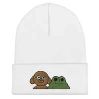 Image 2 of Dog & Frog - Cuffed Beanie