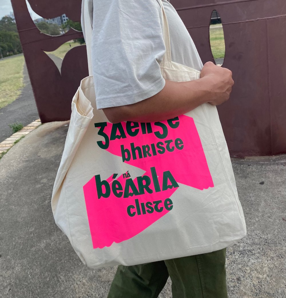 Image of ‘Gaeilge Bhriste’ Heavy Duty Tote 