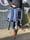 Image of Navy Strolltop backpack