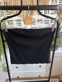 Image 1 of J Crew black ribbed strapless top 
