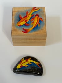 Image 19 of Hand Painted Wooden Box and ‘hug’ 