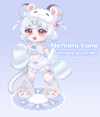 Image 1 of Vtuber standees - Mint and Nemimi (preorder)
