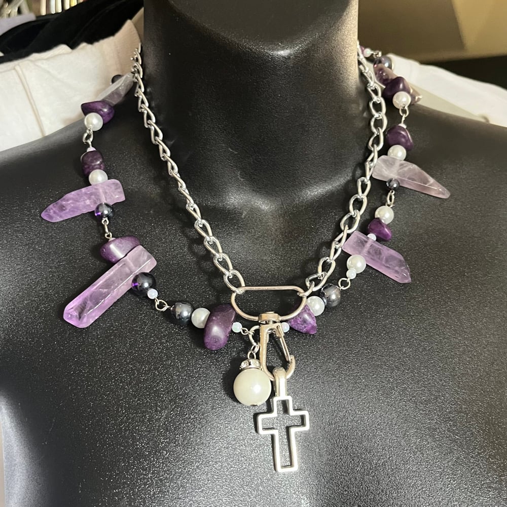 Image of AMETHYST CROSS