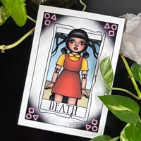 Squid Games Tarot Card A5 Print