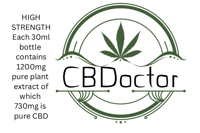 Image 3 of  High Strength CBD Oil 10ml & 30ml