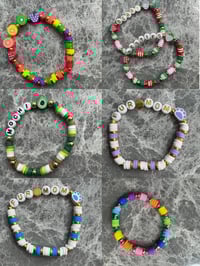 Image 1 of Customizable Clay Bracelets 