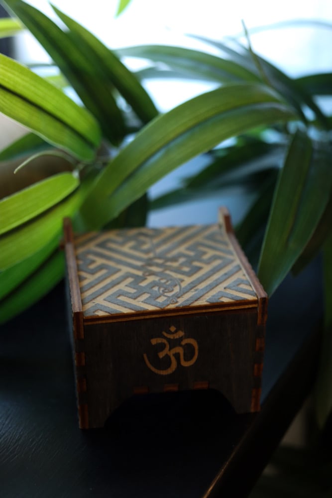 Wooden Sayagata Trinket Box