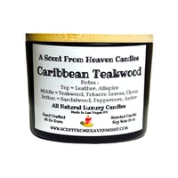 Image 1 of The Luxury Collection Caribbean Teakwood Black Matte Candles