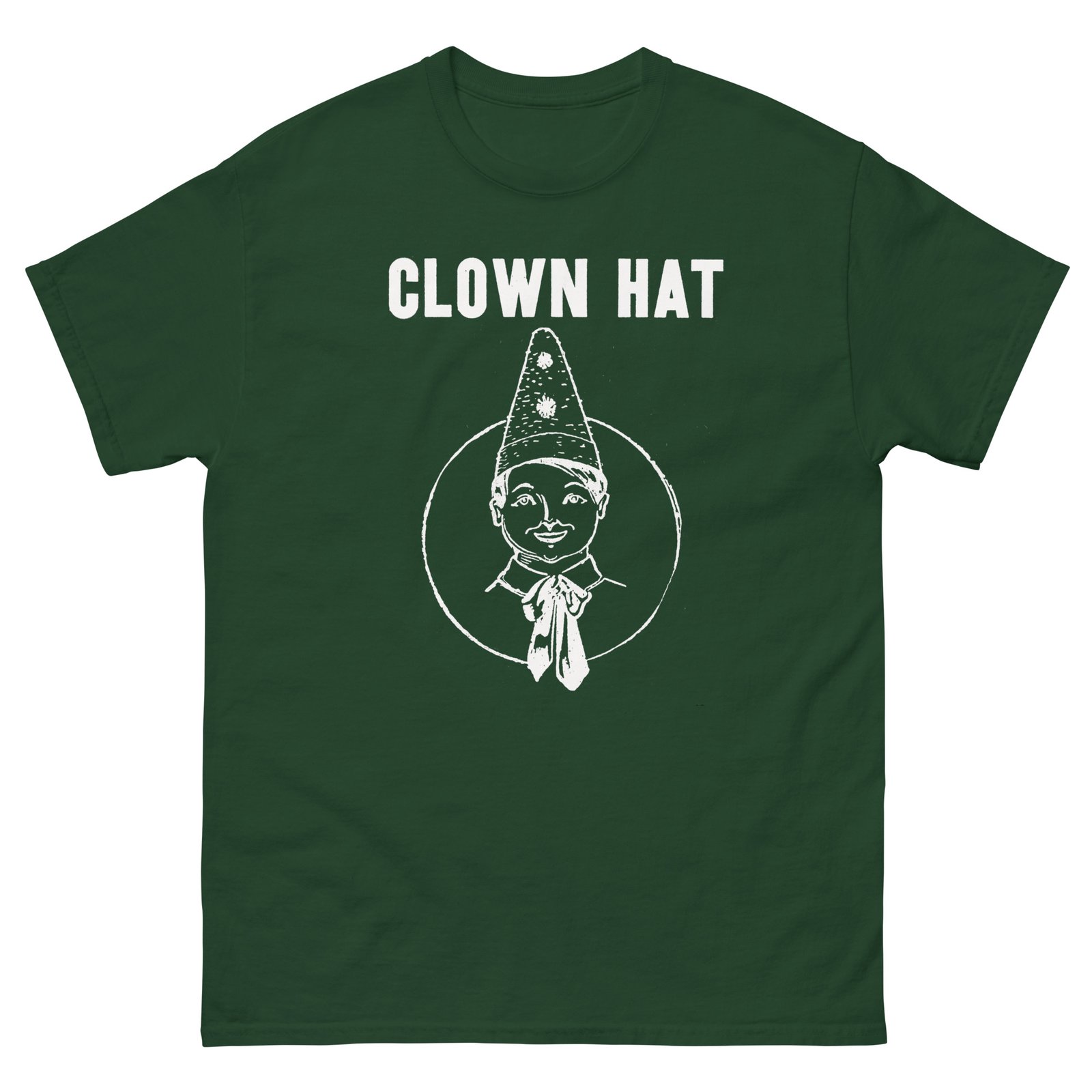 CLOWN HAT T-shirt - Dark Colors | Dummy Zine - Comics History and