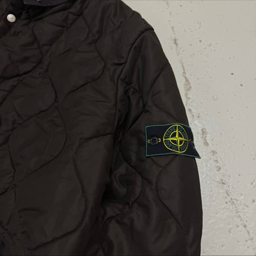 Image of AW 1999 Stone Island Raso Gommato Reversible Jacket, Size XL