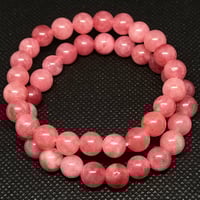 Image 2 of Pink Agate (Dyed) Bracelet