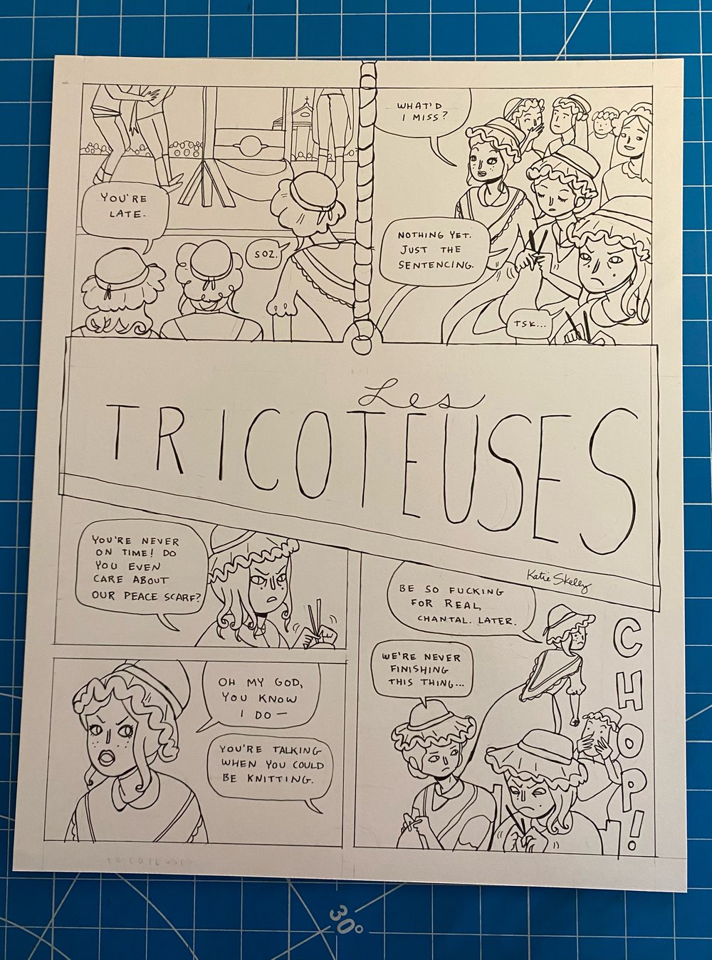 LES TRICOTEUSES comic page