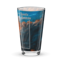 Image 4 of Until the Darkness Goes 16 oz. Pint glass