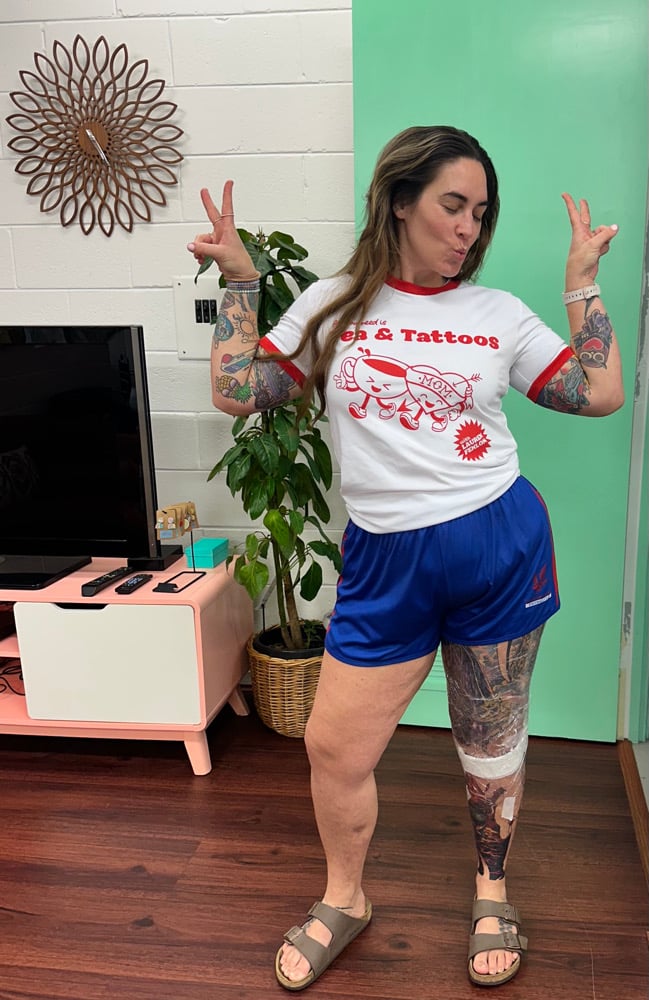 Image of “All you need is Tea & Tattoos” shirt