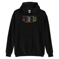 Image 1 of A CAPITAL CITY GOGO "MULTICOLOR LICENSE PLATE" Unisex Hoodie by MITCHCRAFT