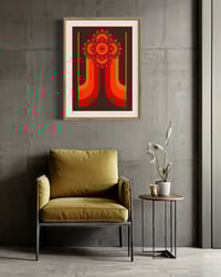 Image 2 of 'Rise Above' 250gsm Matt Art Print Vintage Groove Design