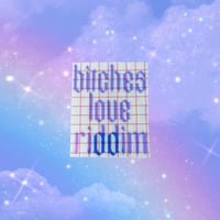 bitches love riddim car decal