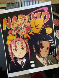 Image 3 of Naruto x Soul Eater Print
