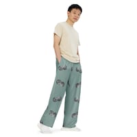 Image 1 of Drachmas All-over print unisex wide-leg pants