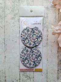 Image 3 of Summer Minnie Car Coasters - 2 pack