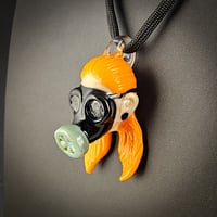 Image 1 of Gingersnap Gasmask Predilections Pendent