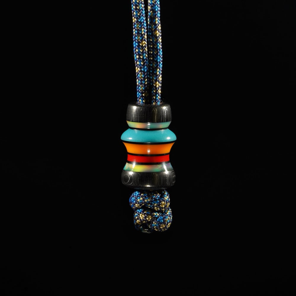Polystalgia EDC lanyard beads (GLOW)