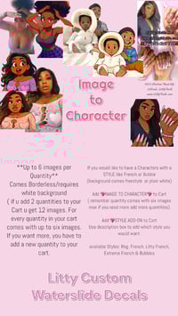 Image 1 of Custom WaterSlide Decals