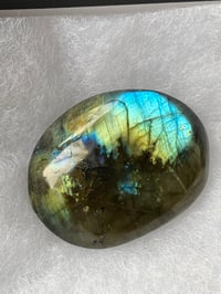 Image 1 of Medium labradorite palm stone 