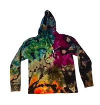 Image of Medium Reverse Rainbow Hoodie