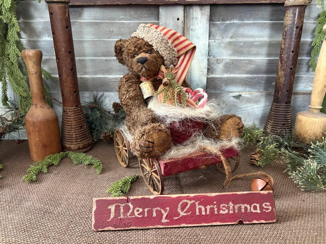 #3. Bramble the bear Pull Toy