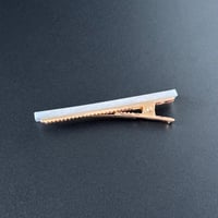 Image 2 of White Pearl Hair Slide