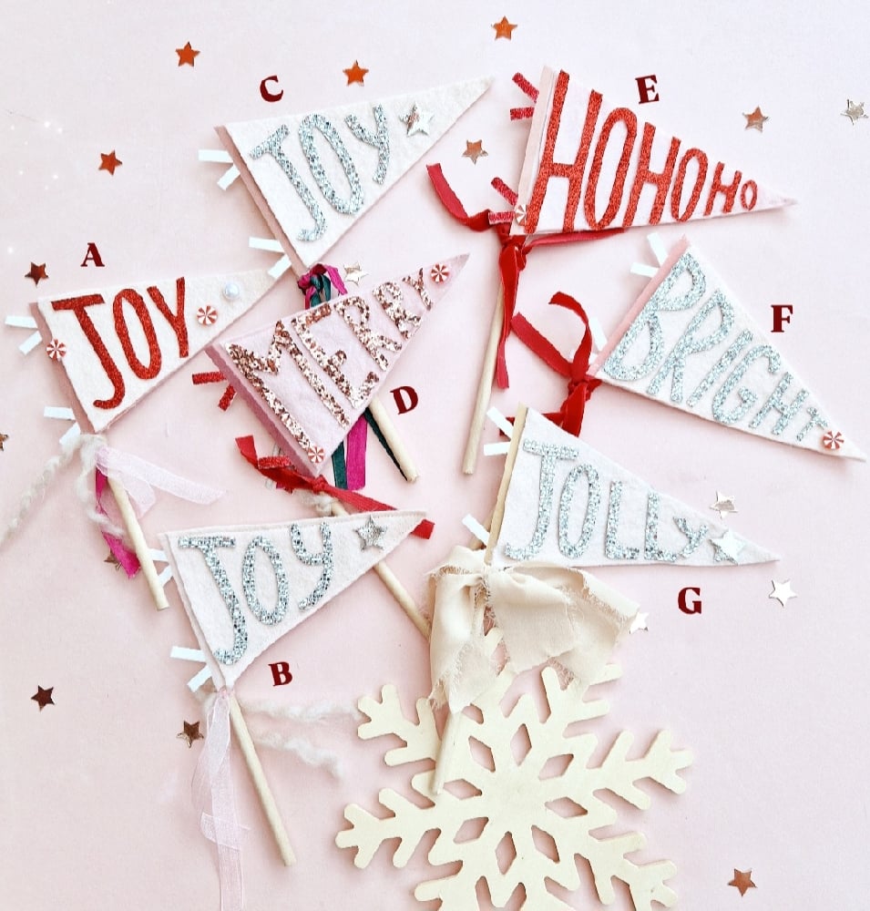 Image of Christmas Pennants please make your selection.