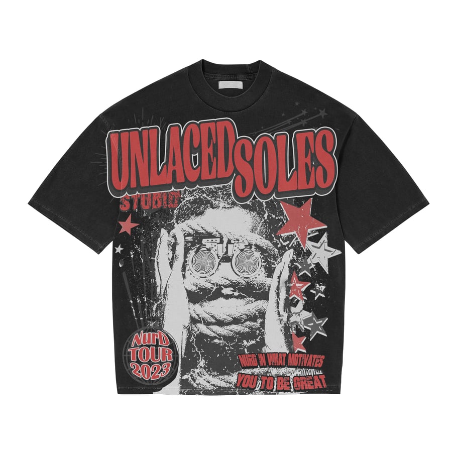 Image of UnLaced Soles "NURD TouR" Tee 