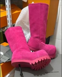 Image 1 of TEDDY HEEL BOOTS