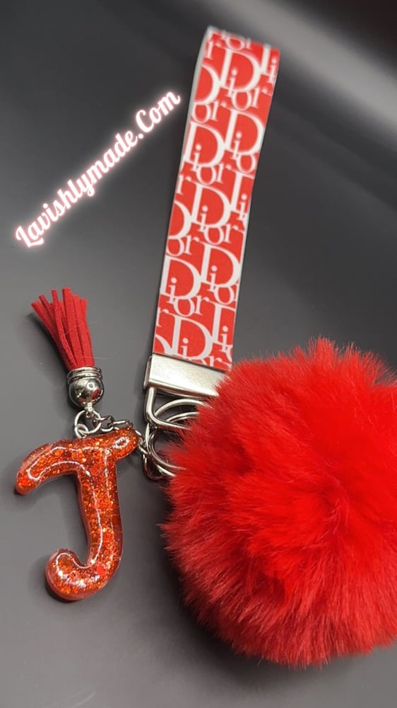 Image of Red Dior key chain ❤️