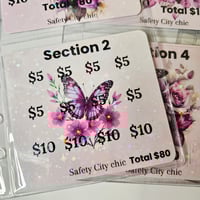 Image 4 of Purple Butterfly Savings Challenge A6